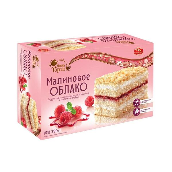 Торт Черёмушки Малиновое облако