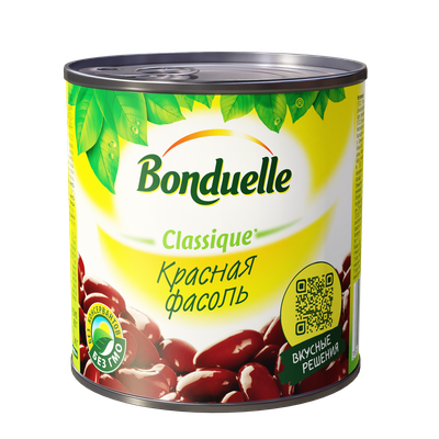Фасоль консервированная Bonduelle красная, 400 г