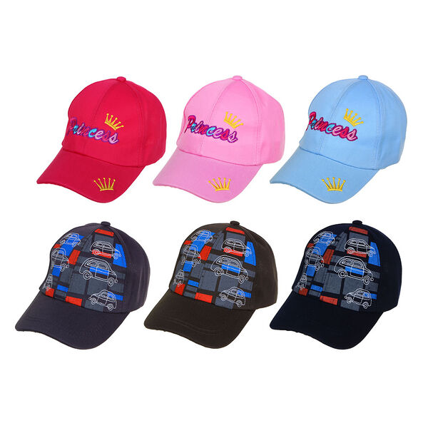 Galante кепка детская спортивная, 30% хлопок, 70% полиэстер, р-р 52, 2 дизайна, бд-1