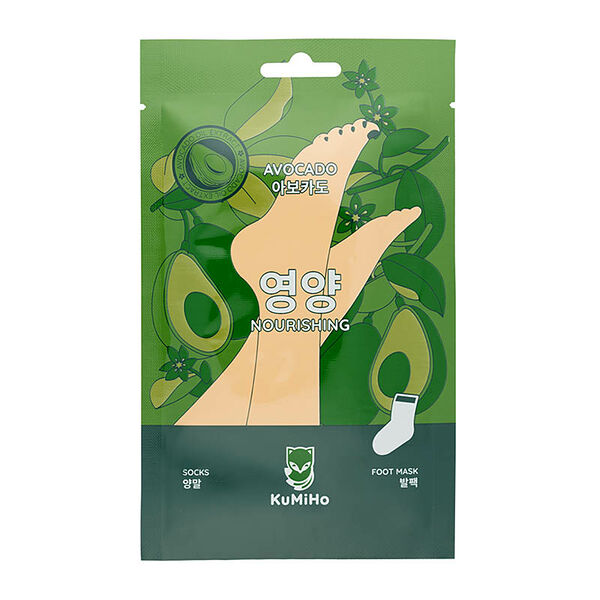Маска-носочки для ног KuMiHo, с экстрактом авокадо