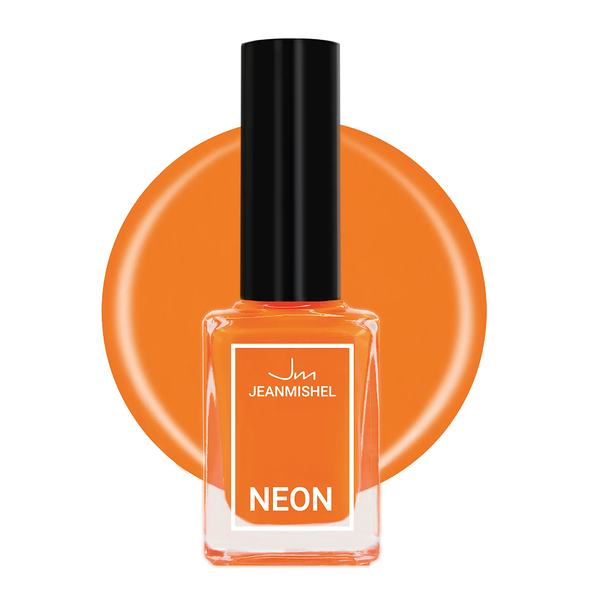 Лак для дизайна ногтей Jeanmishel Neon т.329 Orange 6 мл