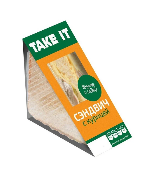 Сэндвич Take It с курицей, 150г
