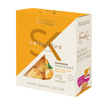 Сырники Sибирская Коллекция запеченные со сливочной рикоттой