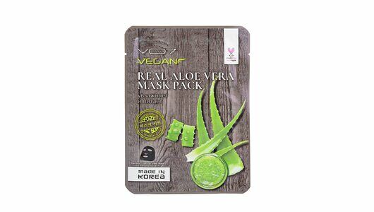 Питательная маска для лица real vegan с экстрактом алоэ VO7