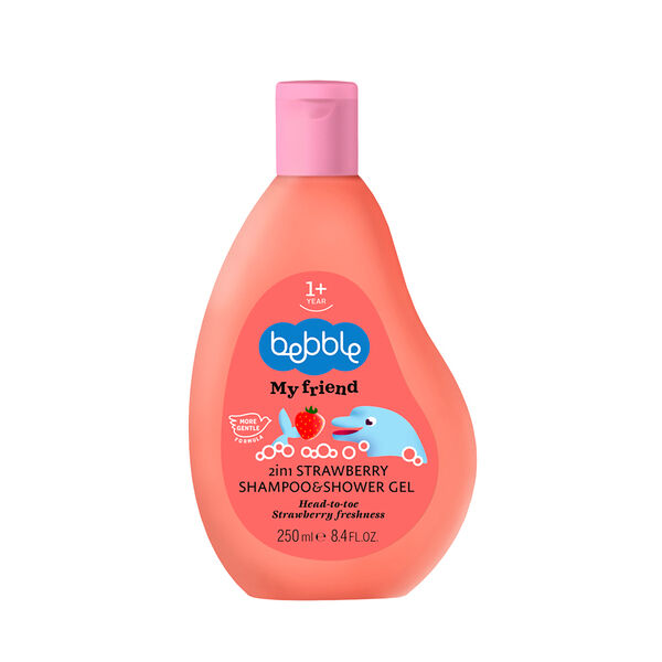 Гель-шампунь детский Bebble My Friend 2 в 1 с ароматом клубники