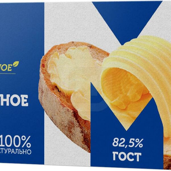 Масло сладко-сливочное Магнит Традиционное 82.5%