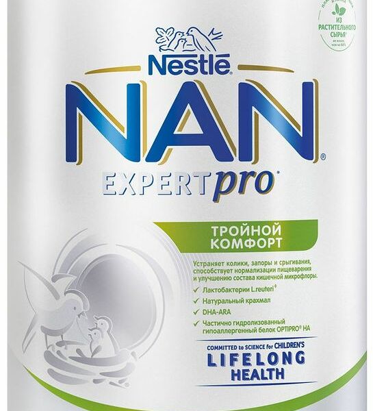 Смесь молочная Nan Тройной комфорт с рождения 400 г