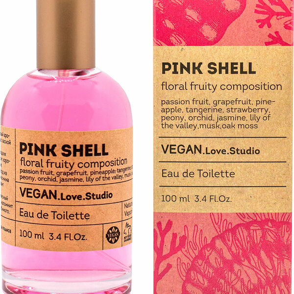Туалетная вода Vegan Love Studio Pink Shell женская 100 мл