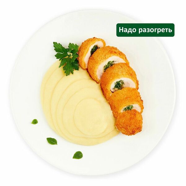 Котлета по-киевски с картофельным пюре Шеф Перекрёсток, 240г