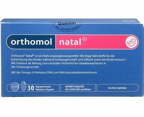 Ортомол Натал Плюс набор таб.+капс.№30