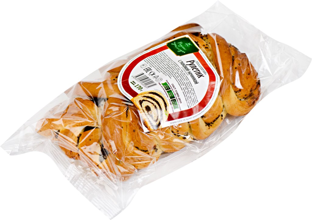 

Рулетик Родные просторы с маковой начинкой 170 г