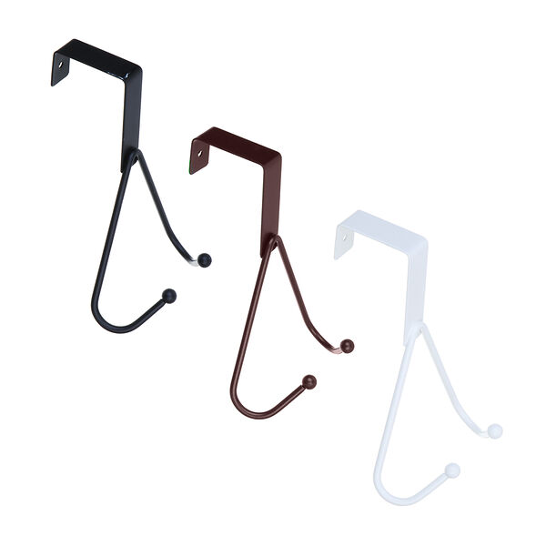 Vetta вешалка надверная 2 крючка, металл, 12х15х5см, 3 цвета