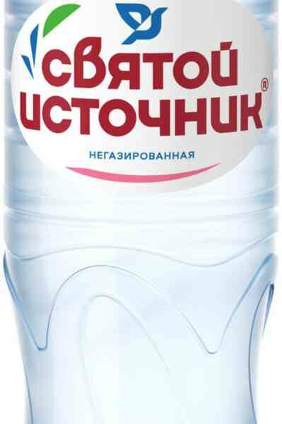 Вода Святой Источник питьевая негазированная 1л