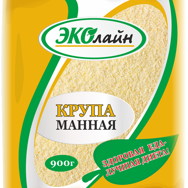 Крупа манная ЭКОлайн 900г