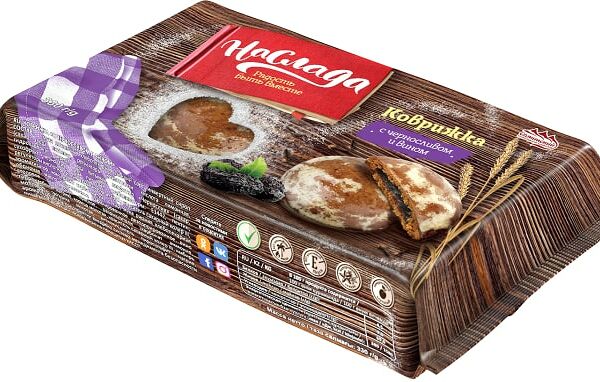 Пряники Наслада Коврижка с черносливом и вином 330г
