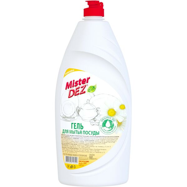 Средство для мытья посуды Mister Dez Ромашка, 900 мл