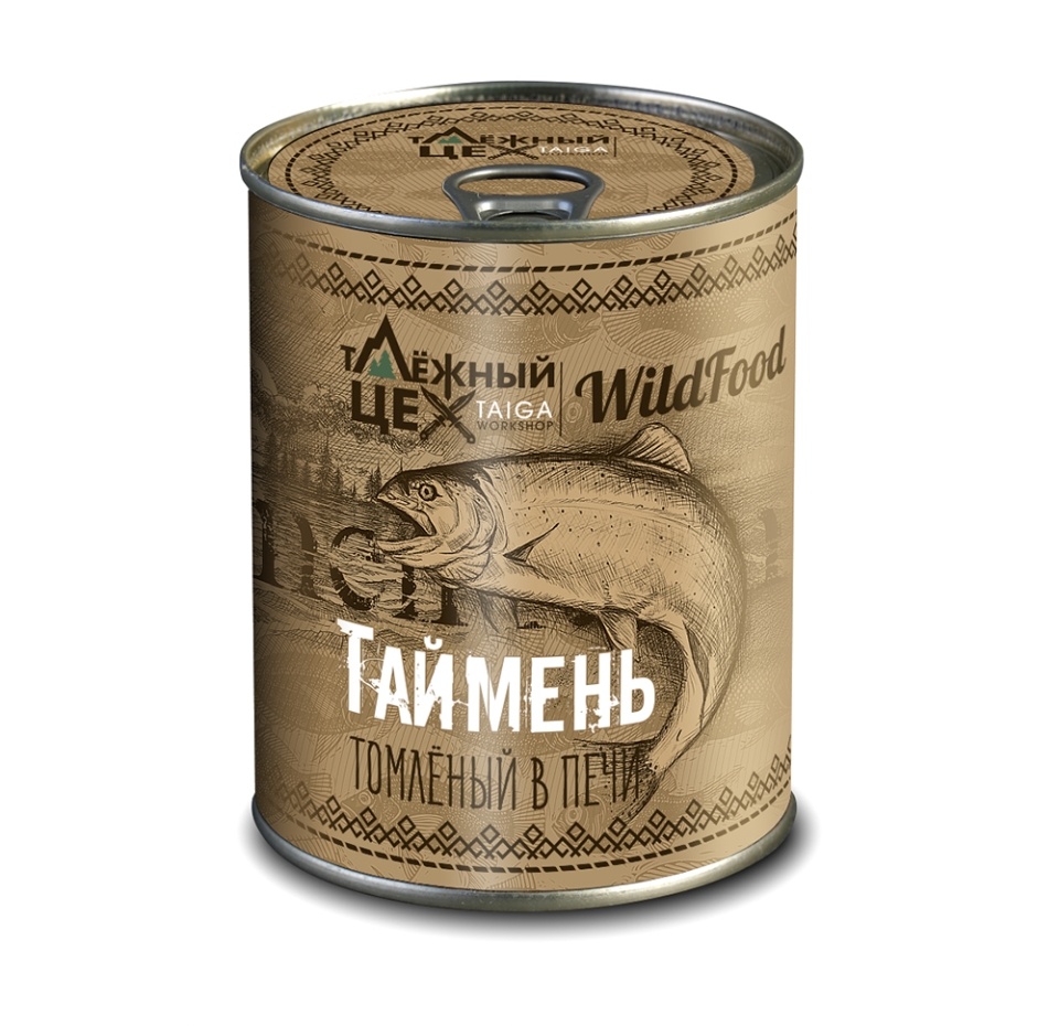 

Таймень Таёжный цех томлёный в печи 340 г