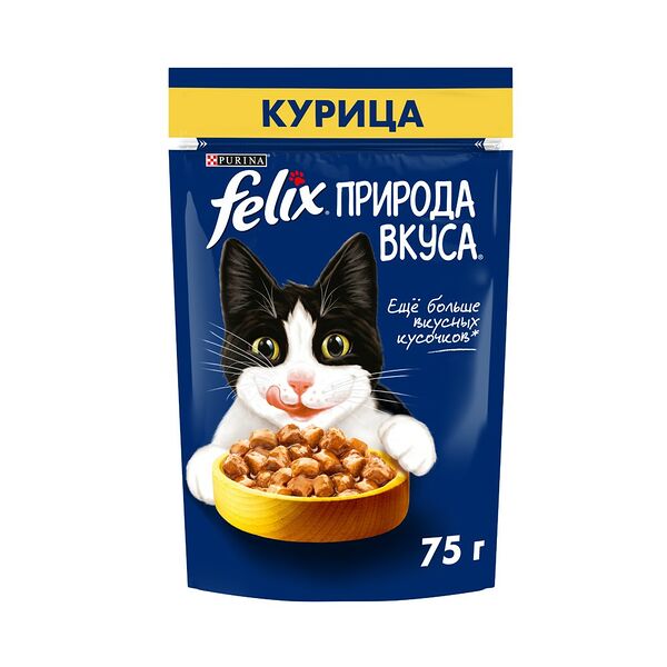 Корм для кошек FELIX Природа Вкуса курица пауч
