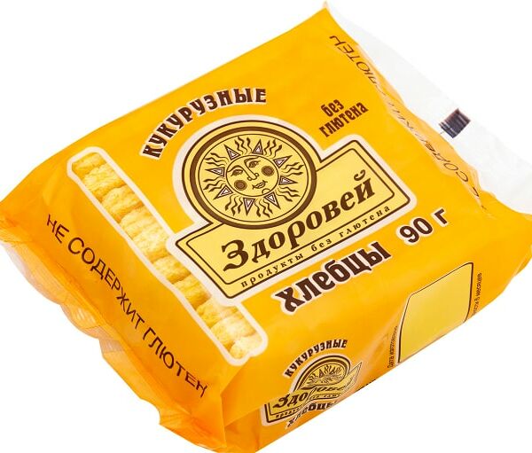 Хлебцы Здоровей Кукурузные 90г