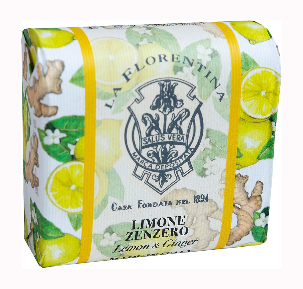 

Мыло твердое La Florentina Lemon&Ginger лимон и имбирь 106 г