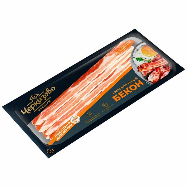 Бекон свиной Черкизово сырокопчёный охлаждённый, 180г
