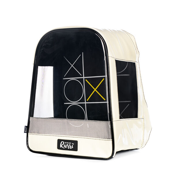 Рюкзак для кошек и собак мелкого размера, 30х20х38 см, прозрачный белый