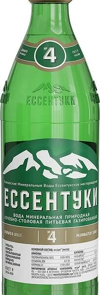 Вода минеральная лечебная Ессентуки №4 газированная