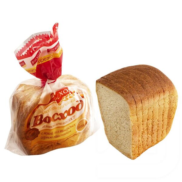 Хлеб Восход нарезка пшеничный высший сорт 320г