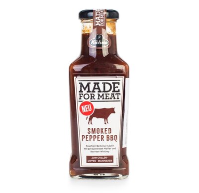Соус Kuhne Сделано для мяса томатный Барбекю с копченым перцем (Made for Meat Smoked Pepper BBQ) 235 мл