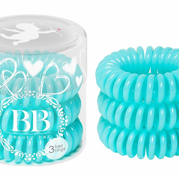 BEAUTY BAR Резинка для волос мятная, 3 шт