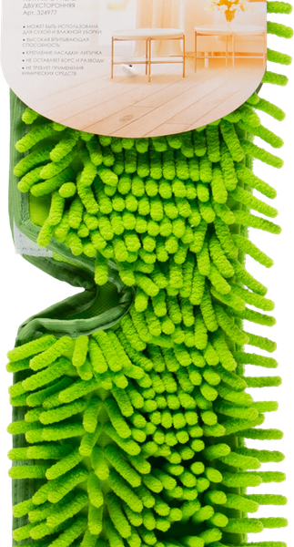 Насадка для швабры HOMECLUB двусторонняя из микрофибры Арт. 324977