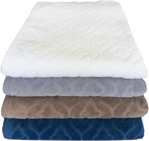 

Полотенце CLEANELLY Азулежу 70x120см, бежевое, хлопок, стрижка, Арт. ПЦС-1801-3834
