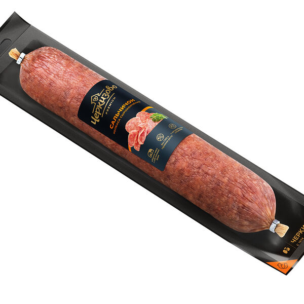 Колбаса Черкзово сырокопченая Сальчичон вес до 750 г