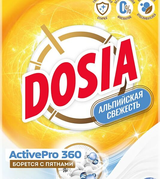 Стиральный порошок Dosia Optima Альпийская Свежесть 400г