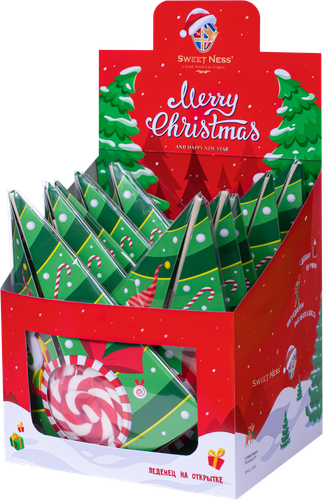 

Карамель леденцовая SWEET NESS Открытка с диском фигурная