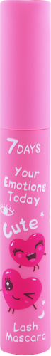 

Тушь для ресниц 7DAYS Your Emotions Today 202 Pink объемная, 10мл