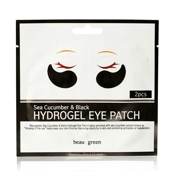 Гидрогелевые патчи для кожи вокруг глаз Beauu Green Sea Cucumber & Black 1 пара