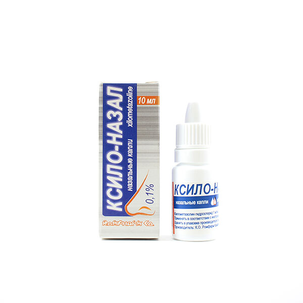 Ксило-назальная назальная капля 0,1% 10мл