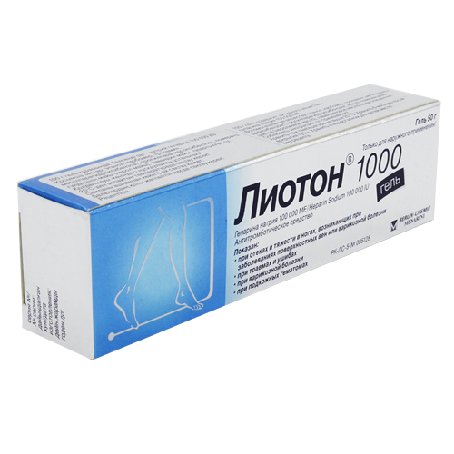 Лиотон-1000 50 гр гель