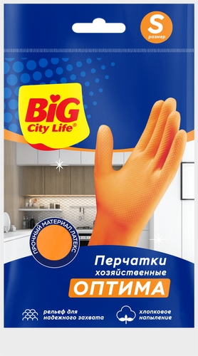 

Перчатки хозяйственные Big City Life Оптима р. L