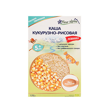 Каша Fleur Alpine Кукурузно-Рисовая безмолочная с 5 месяцев 175г