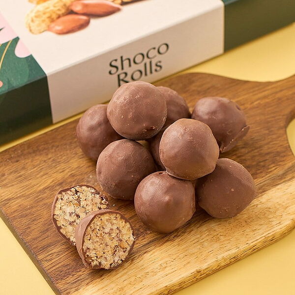 Shoco Rolls конфеты с арахисом, солью и медом, 135г