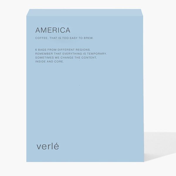 Кофе молотый в фильтр-пакетах Verle Америка