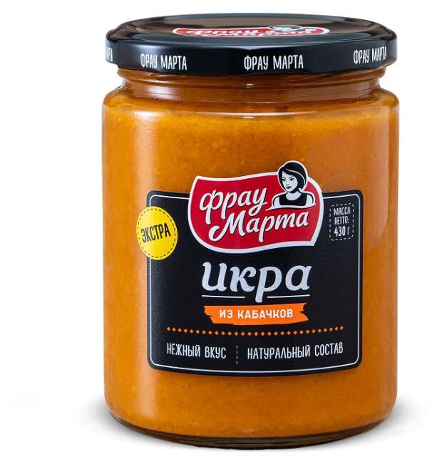 

Икра из кабачков Фрау Марта 430 г
