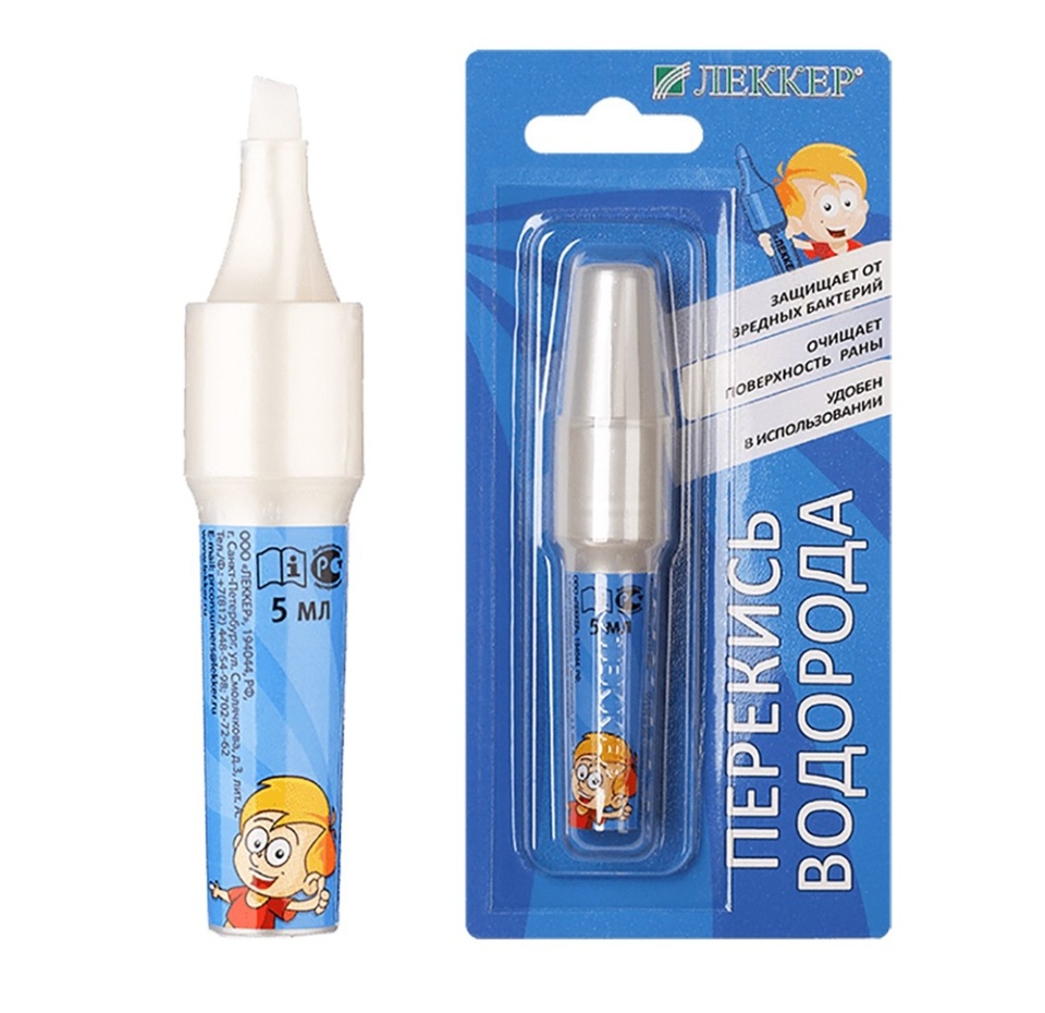 

Перекись водорода Леккер маркер 5 мл