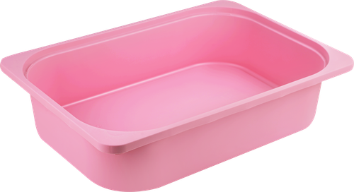 

Контейнер Т розовый, полипропилен 42х30х10 см