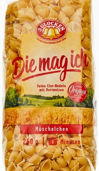 Макароны 3 Glocken Die mag ich Ракушки мелкие 250г