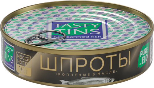 

Шпроты Tasty Tins в масле 160г