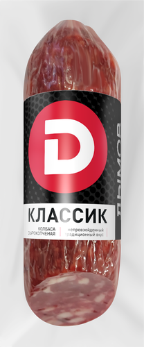 

Колбаса сырокопченая ДЫМОВ Классик, со срезом, 260г