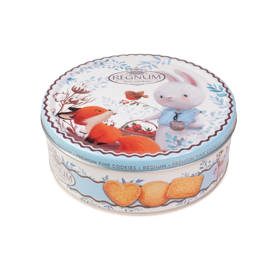 

Печенье сдобное Regnum Зайчик с корзинкой с кокосовой стружкой 400 г